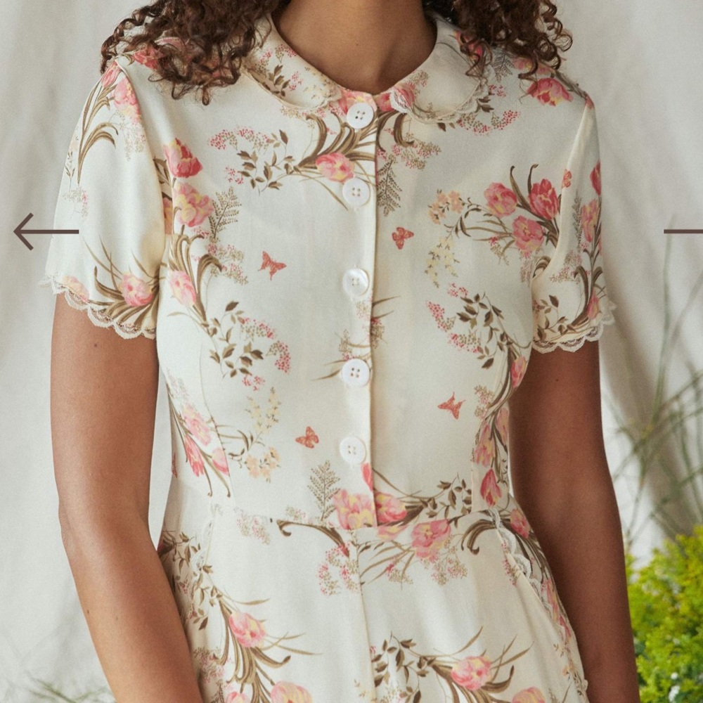 Christy Dawn Sebastian Dress In Butterfly Tulip Size X-LARGE New No Tags - Picture 2 of 9